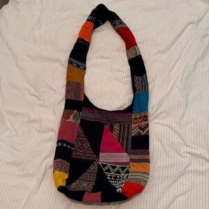 Patchwork shoulder tote. Excellent condition.